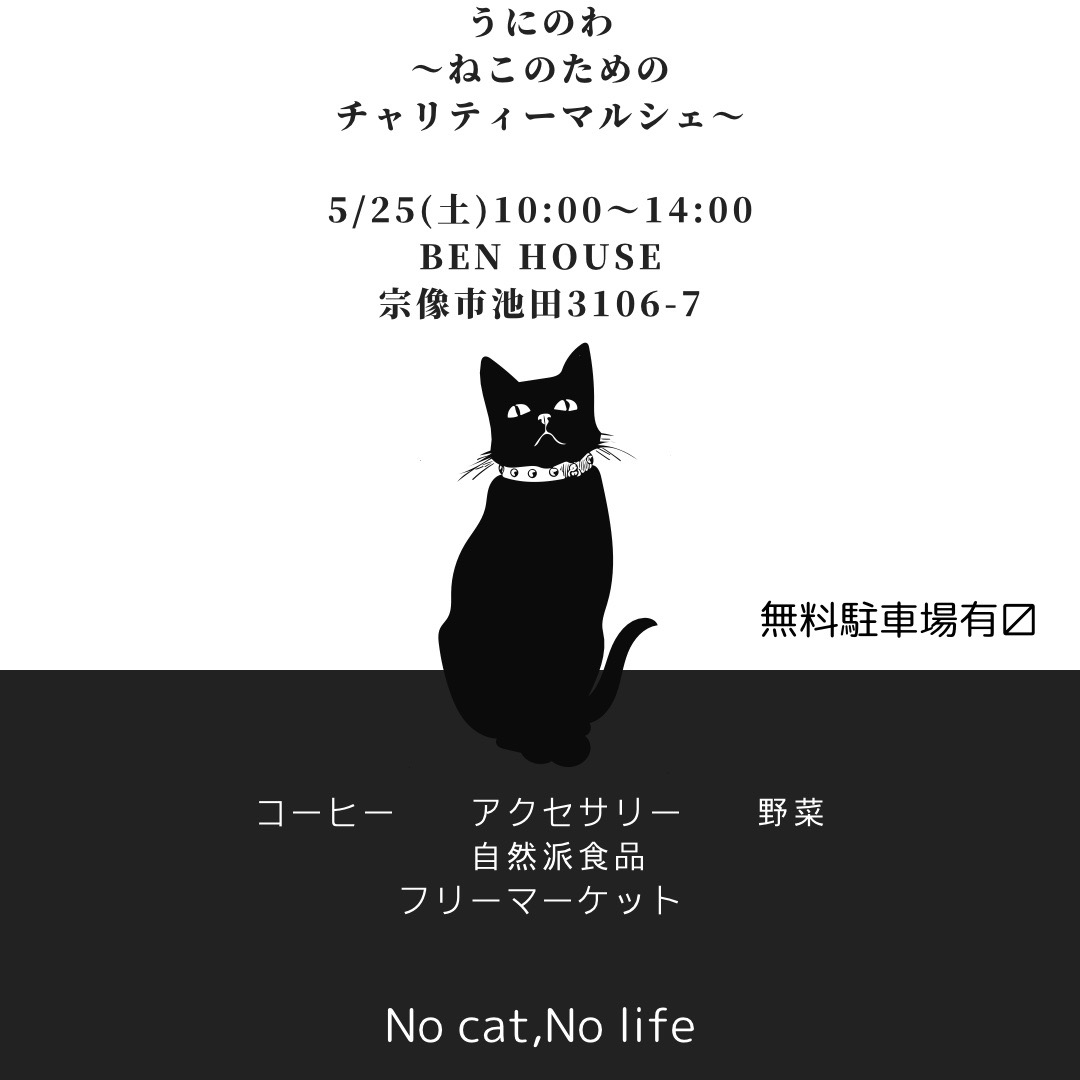 猫のためのチャリティマルシェ開催しました！