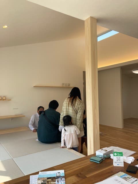 見学会来訪者1